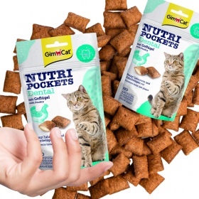 GimCat Nutri Pockets Dental Treats for Cats